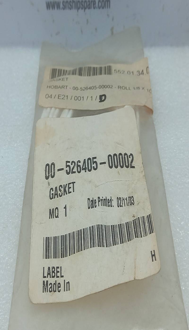 Hobart 00-526405-00002 Gasket