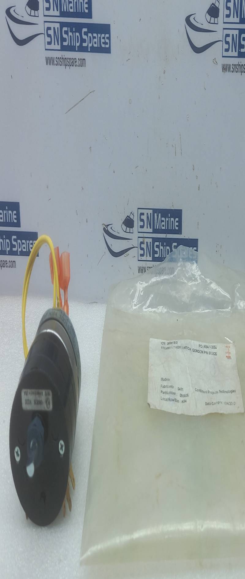 GORDON 096826 Steamer Timer Switch 15AMPS 125VAC 15AMPS 250VAC 50SM13-2-24B