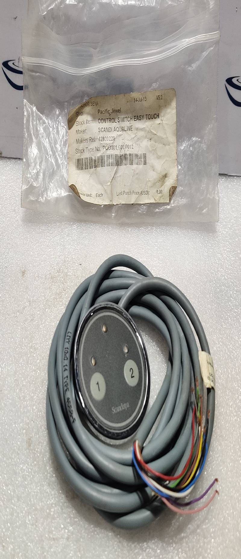 Scandi Aqualine 42800220 Easy Touch Control Switch