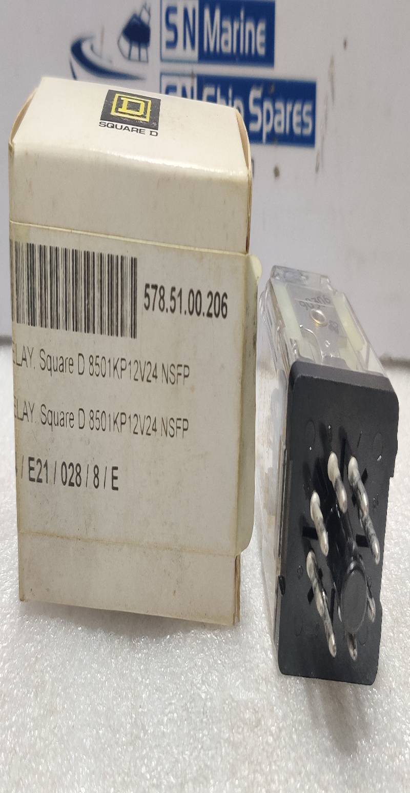 Square Class D 8501 Electrical Relay Type: KP12V24 240V 50/60Hz