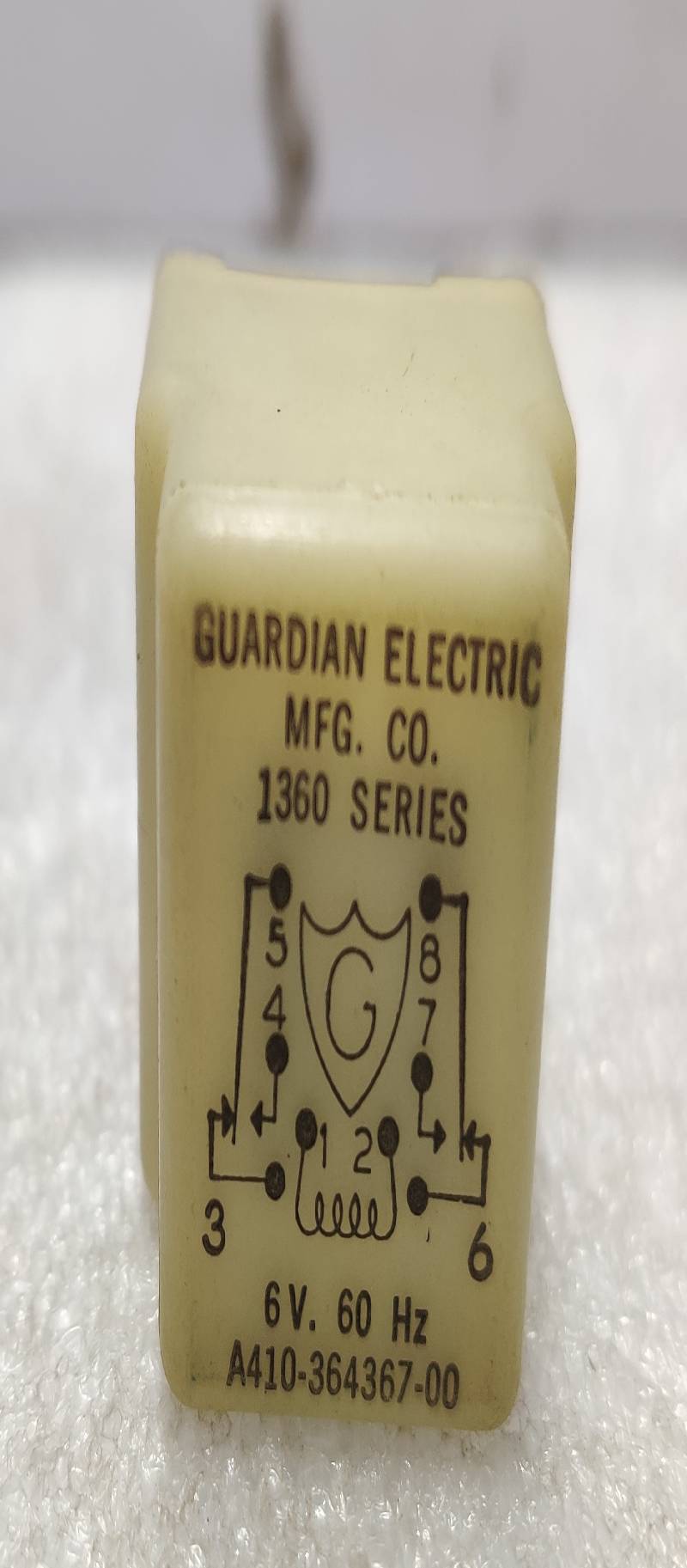 Guardian Electric A410-364367-00 Power Relay 1360 Series 6V 60Hz 3PCs In Lot