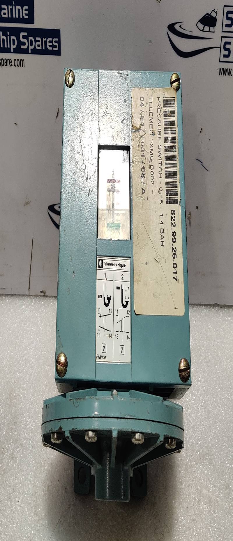 Telemecanique XMG B002 Pressure Switch 0.15-1.4Bar