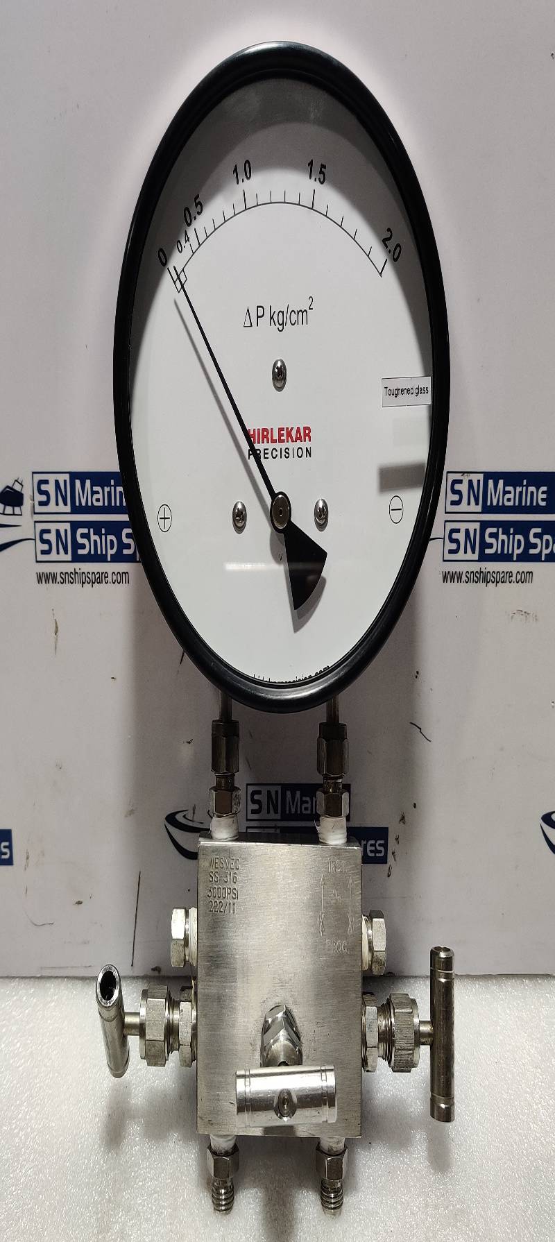 Hirlekar Precision 200 DPG G 6.0 4N 3 SS T V 0 Pressure Gauge