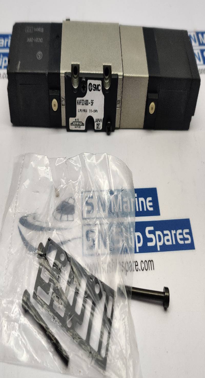 SMC NVFS2400-5F Solenoid Valve Supply: 0.15-1.0MPa Coil: DC21-26V