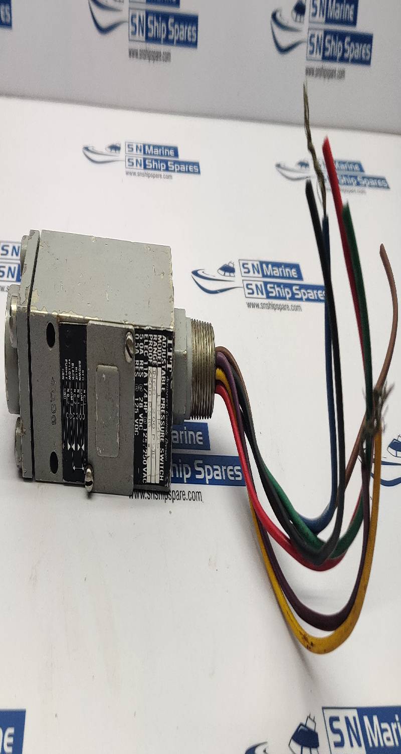 ITT Aerospace 132P4S5 Adjustable Pressure Switch Range: 200Psig Proof: 7500Psig