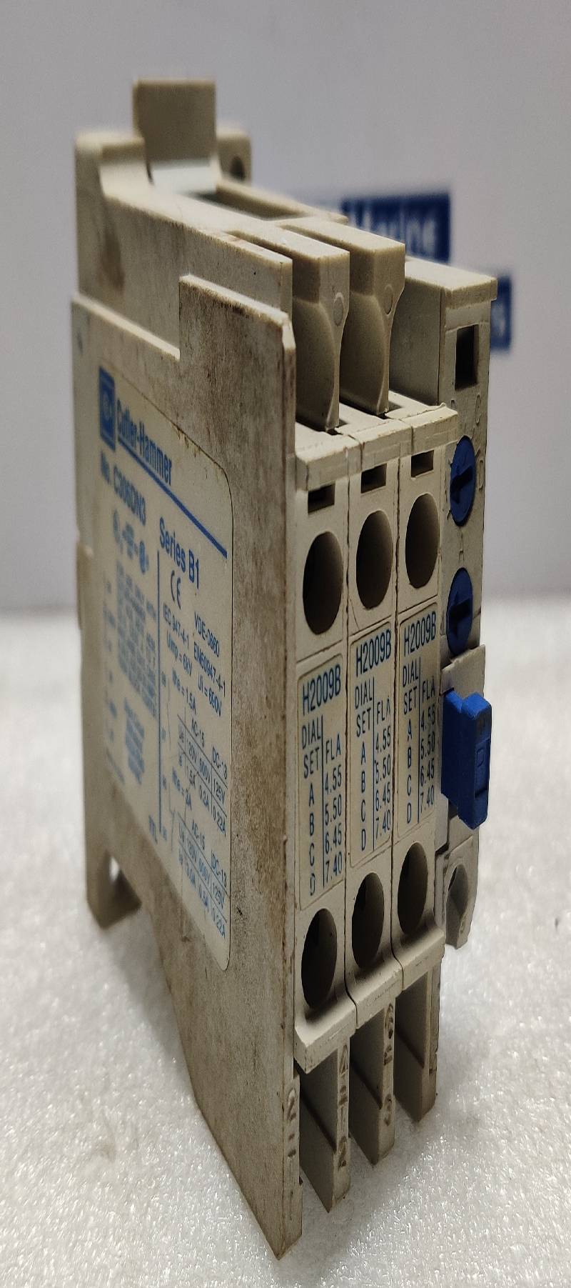 Cutler-Hammer C306DN3 Overload Relay Series B1 Uimp= 6KV Ui= 690V Ithe= 1.5A 3PCs In Lot
