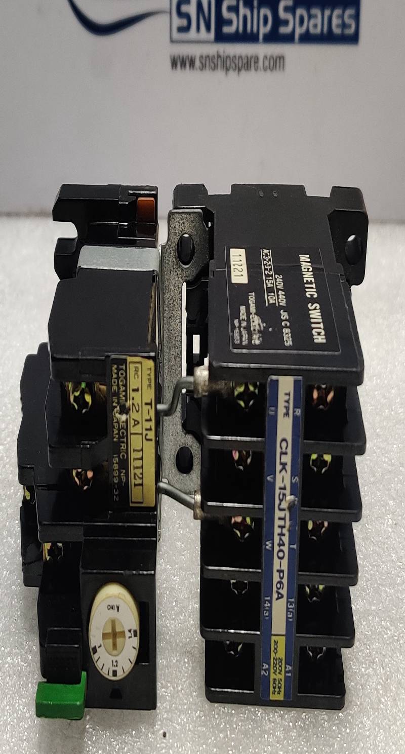 Togami Electric CLK015JTH40-P6A Magnetic Switch 240V 440V Togami Type T-11J
