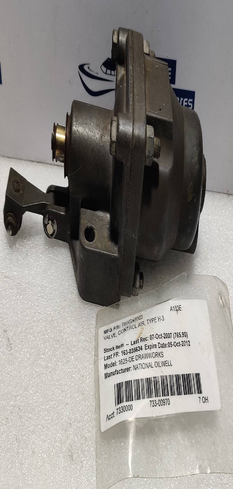 Rexroth Type H-3 Air Control Valve NOV 7500248002