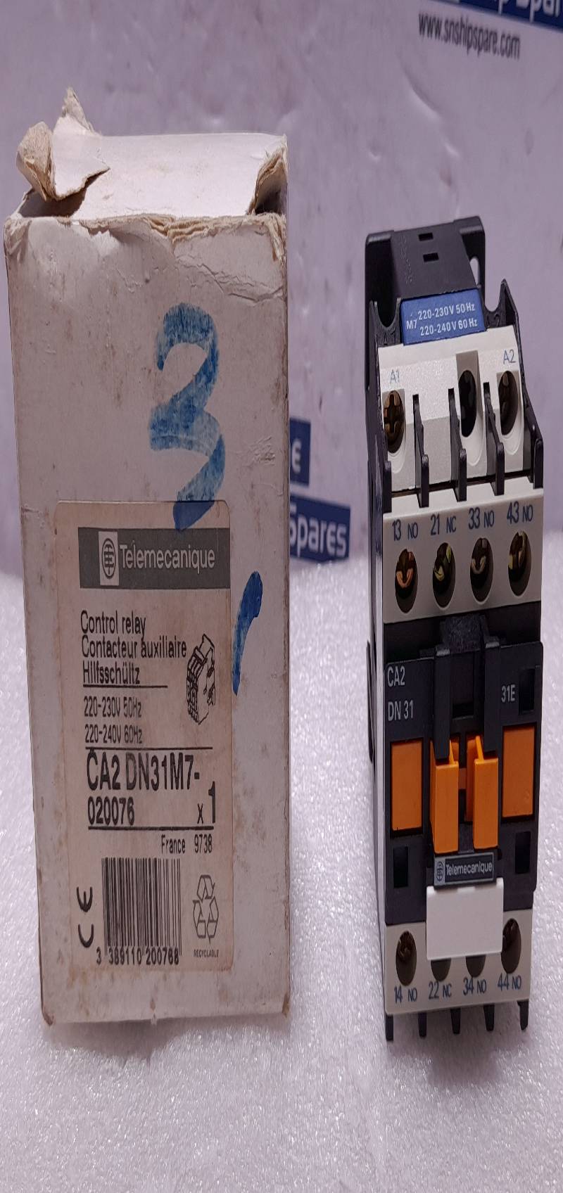 Telemecanique CA2DN31Control Relay 220-230V 50Hz 220-240V 60Hz CA2DN31