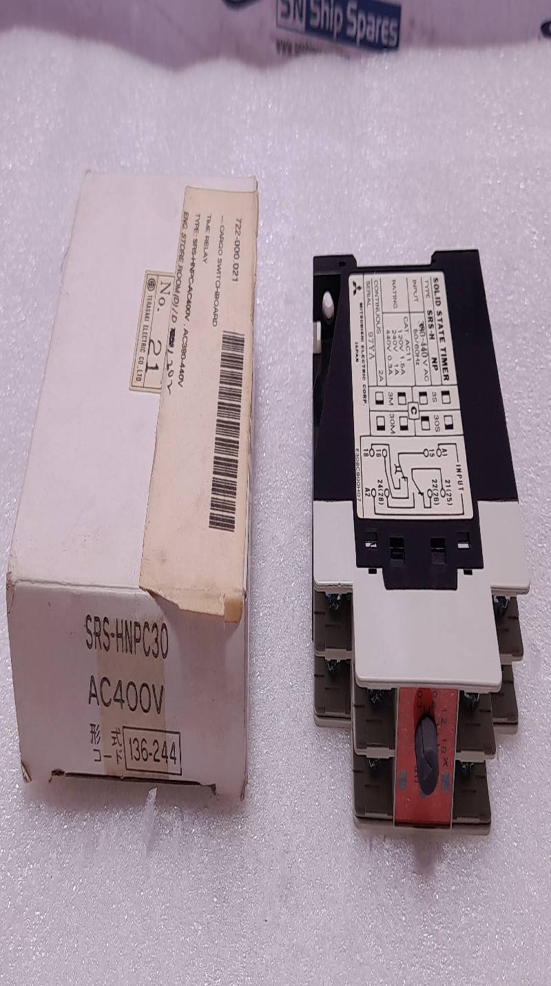 Mitsubishi Electric SRS-HNPC30 Solid State Timer 380-440V AC 50/60Hz SRS-H NP