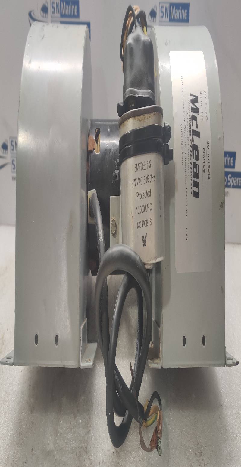 McLean Thermal 38-2019-04 Blower Assembly Attached McLean 71620592 Blower Motor