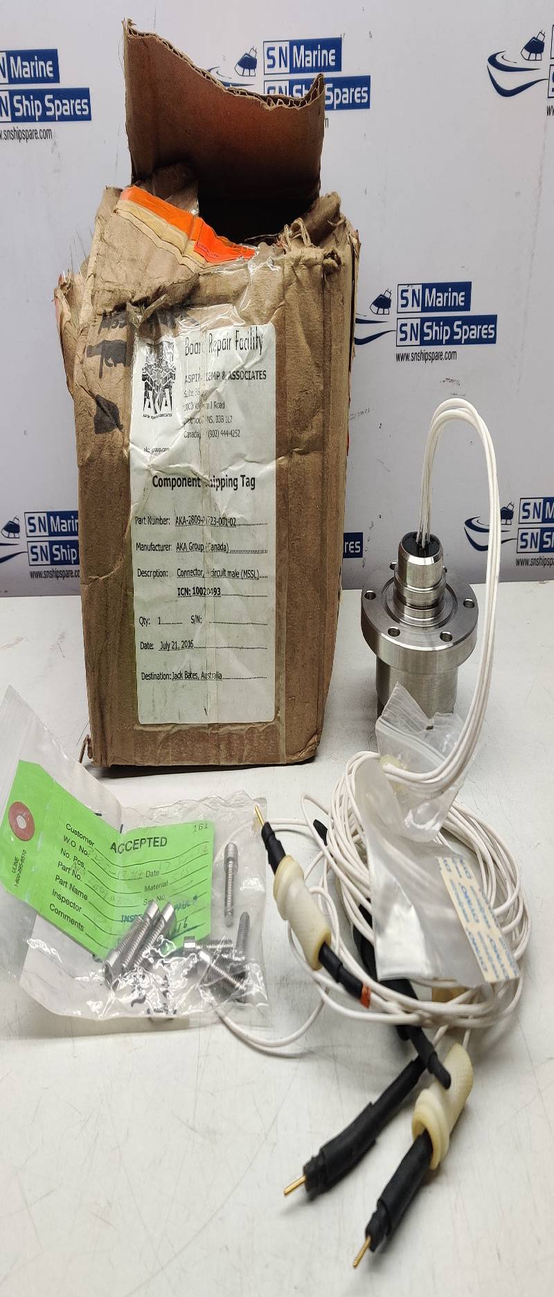 AKA Group AKA-2809-M723-001-02 Connector 4 Circuit Male (MSSL)