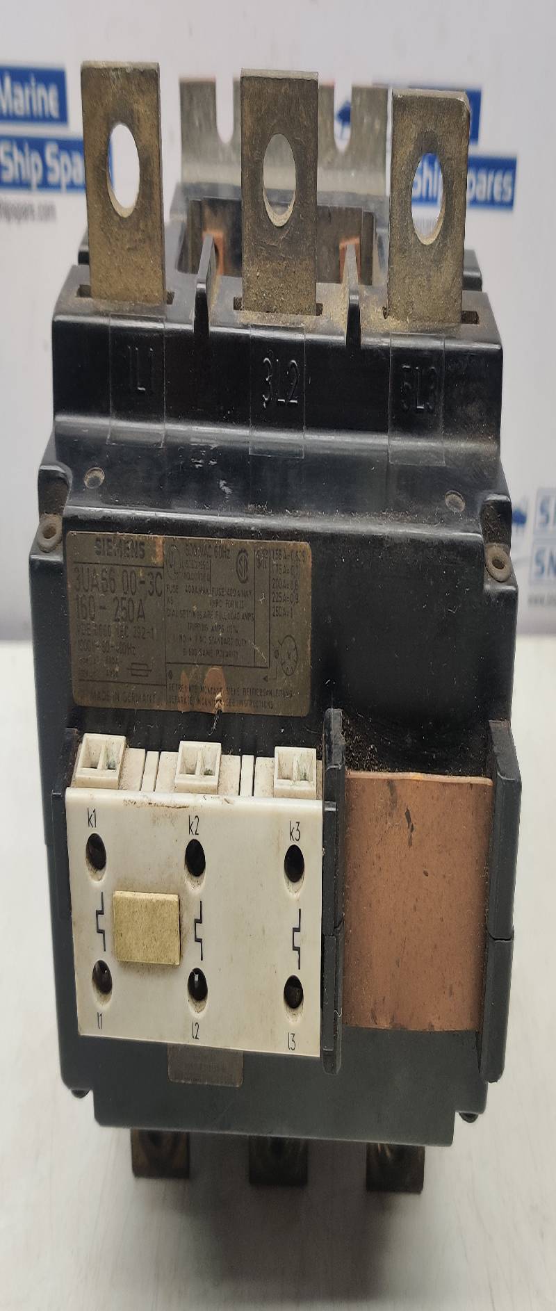 Siemens 3UA66 00-3C Motor Starter Overload Relay 160-250A 1000V~50/400Hz