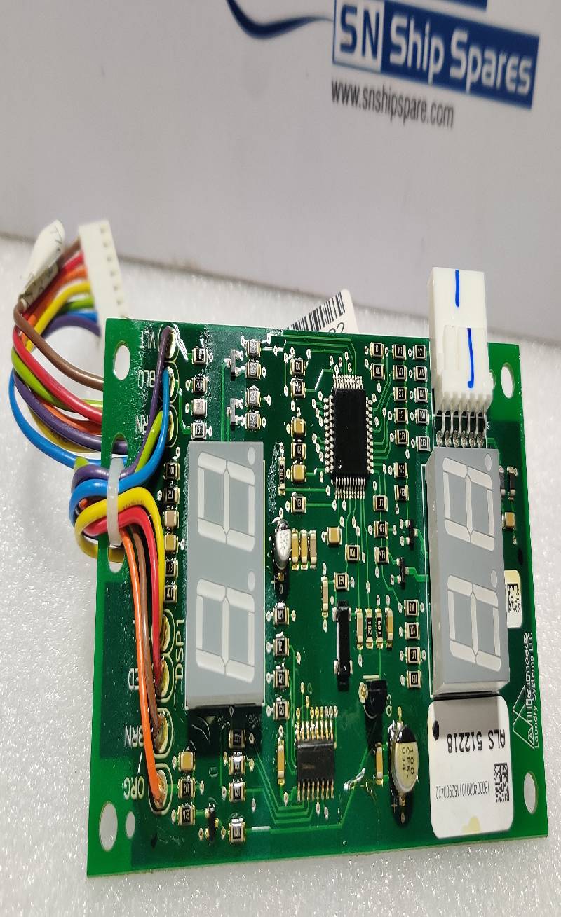Alliance Laundry 512218P Electronic Display Assembly 5VDC 165mA Speed Queen