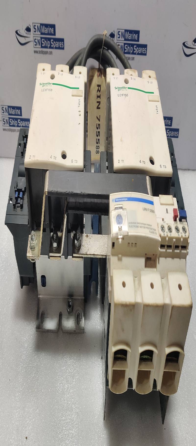 Schneider Electric LC1F150 Telemecanique Double Contactor With Connect LR9 F 5369 Overload Relay