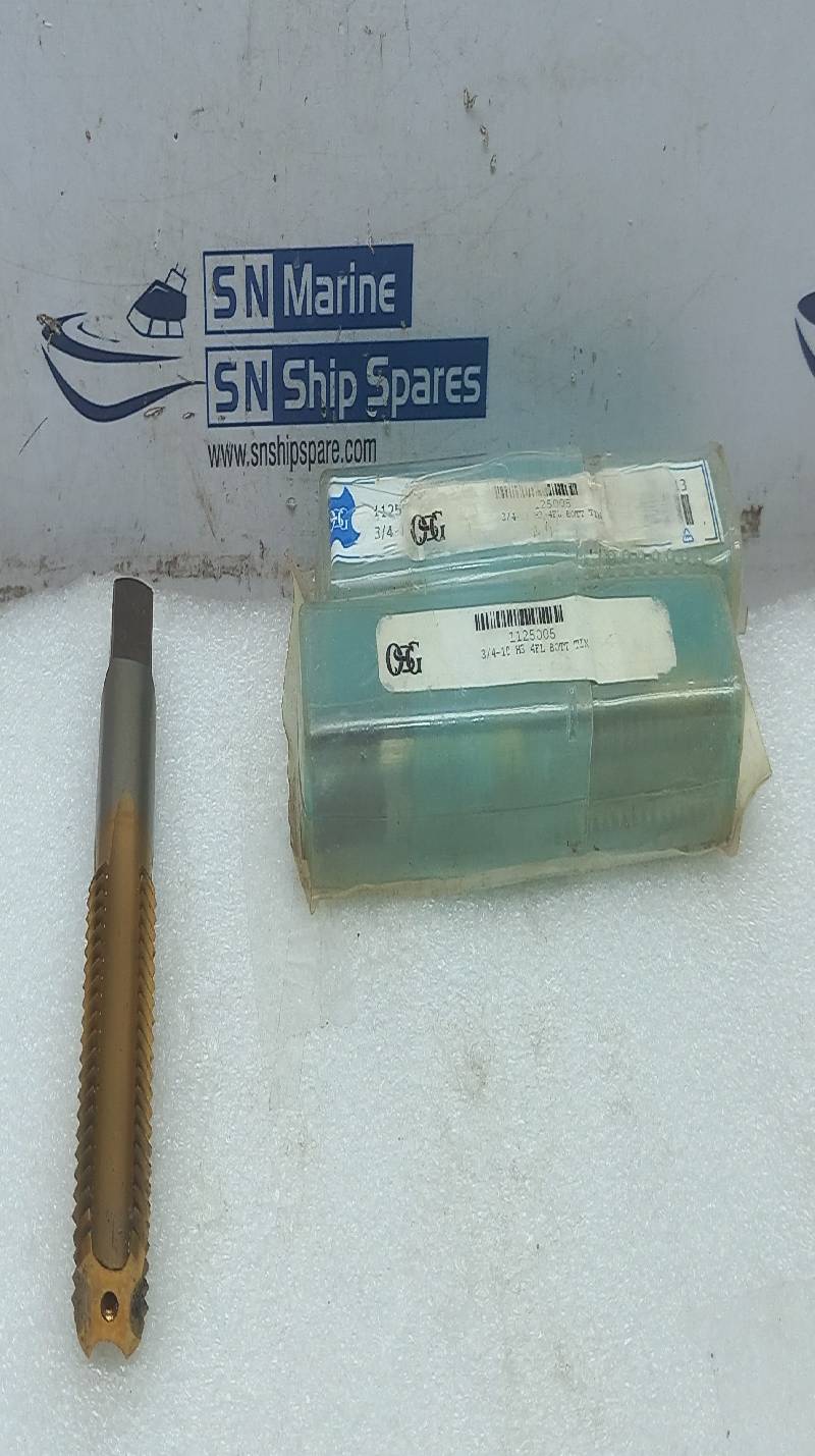 OSG 1125005 3/4-10NC H3 FL BOTT TIN HSS 7E2513 MEX 2PCs In Lot