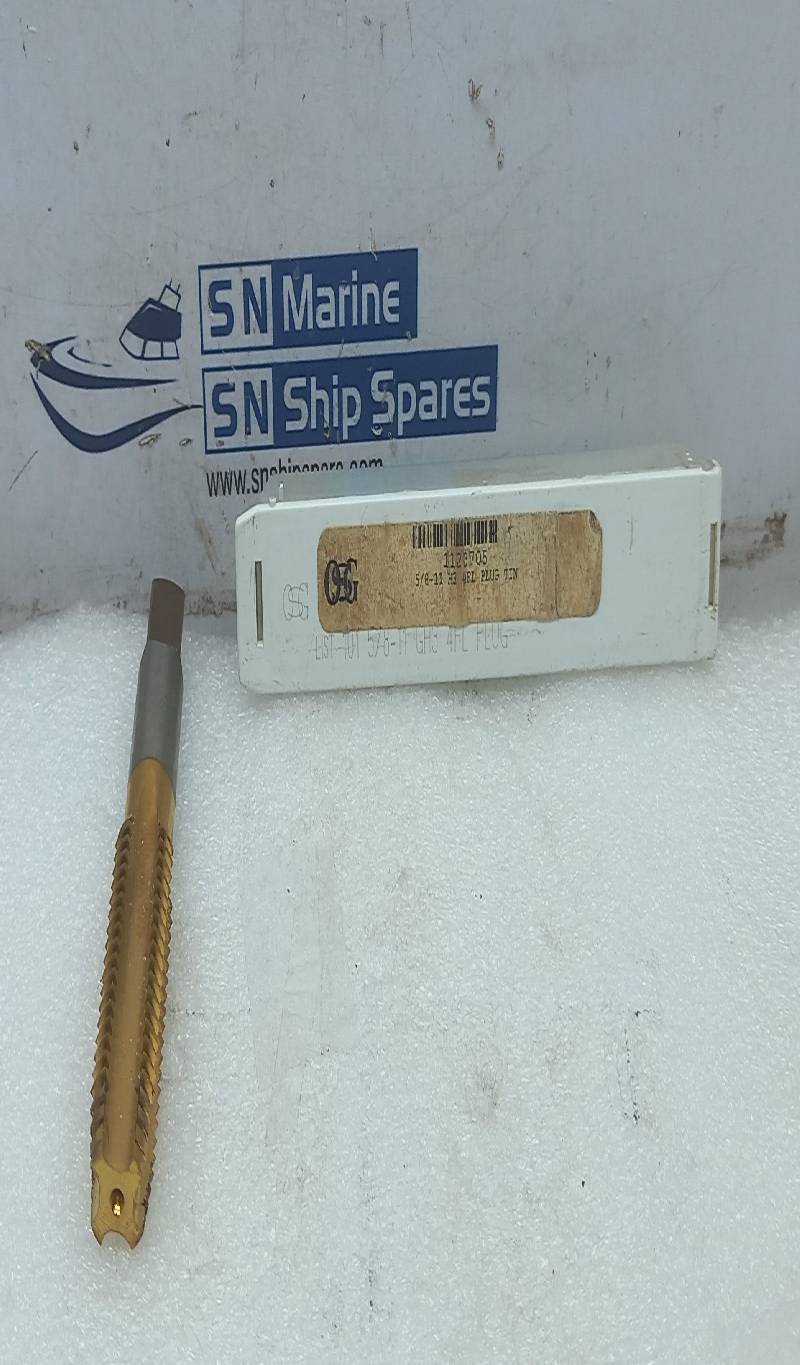 OSG 1123700 5/8-11NC H3 4FL PLUG TIN HSS 7E5112 MEX