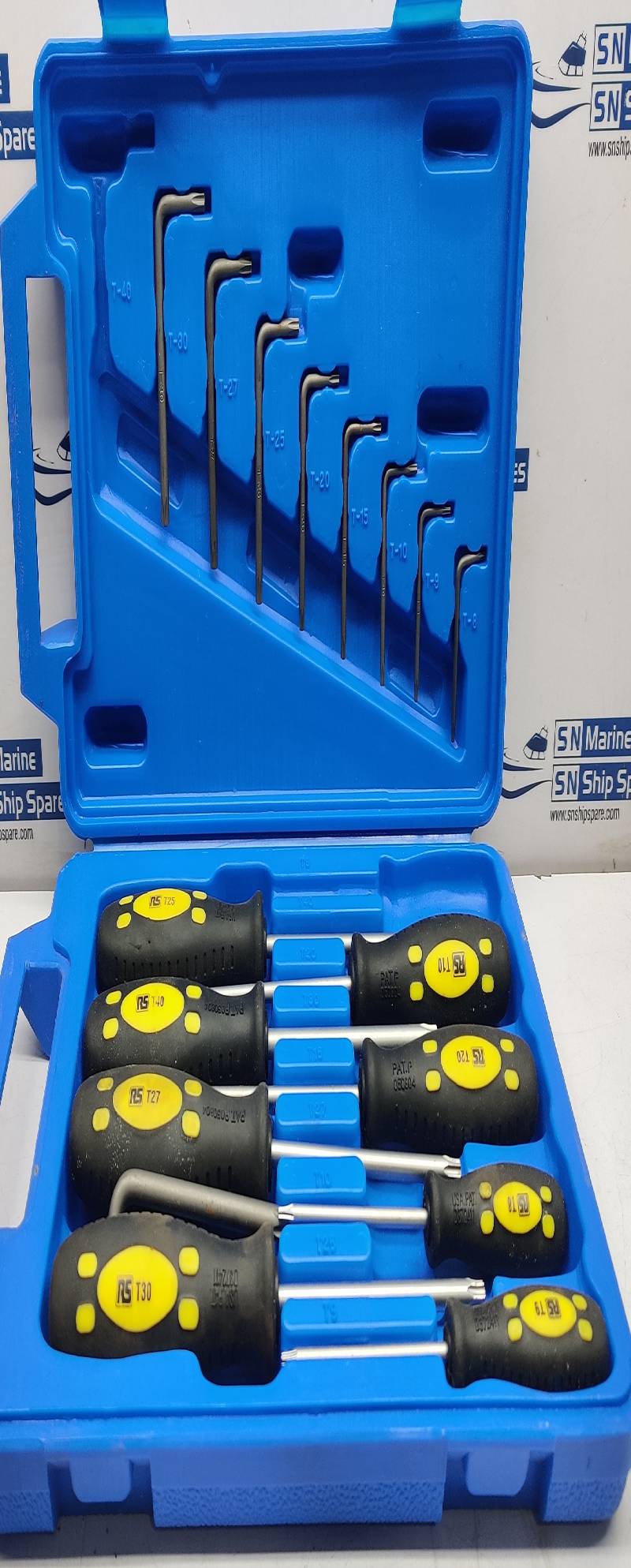 RS Components 499-2521 TORX Driver Set Incomplete Set