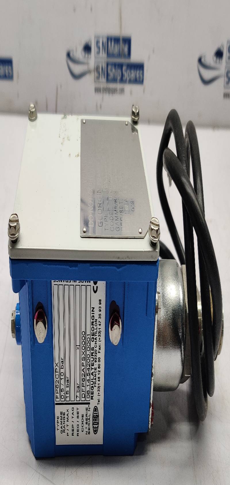 GEORGIN FP62PX Pressure Switch Range: 0,5Bar/ 10Bar DFP62APSX0000