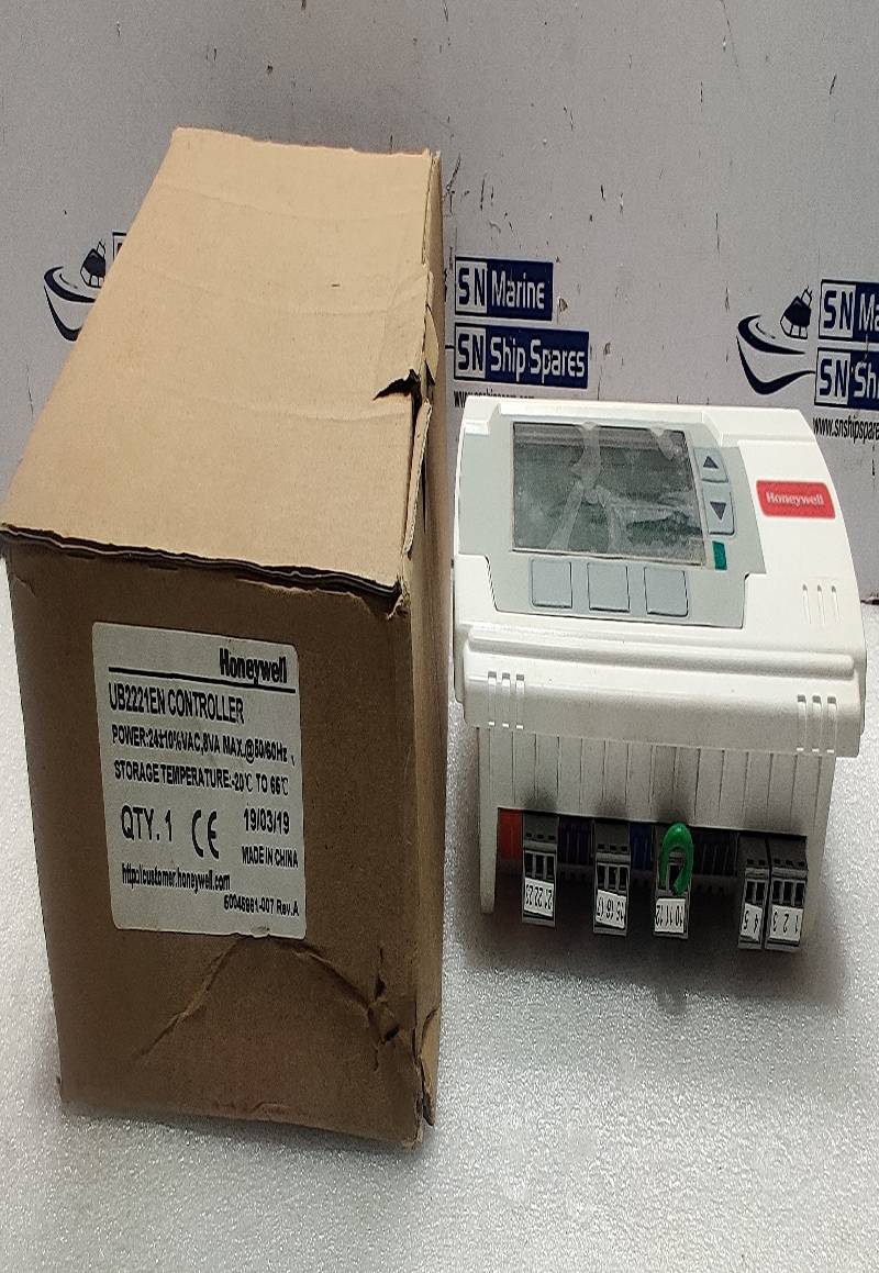 Honeywell UB2221EN Operating Temperature Controller Display Rev. A 24±10%VAC