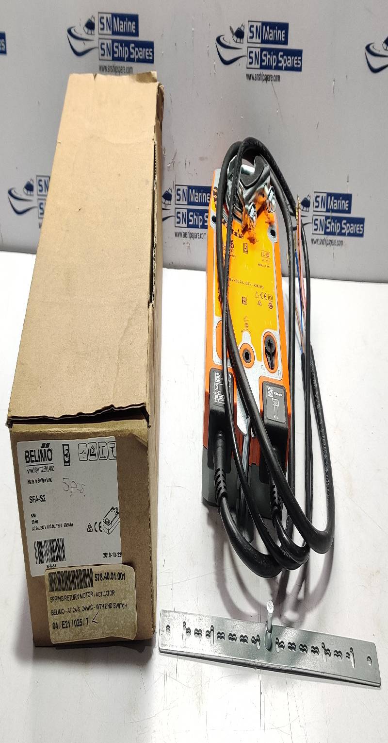 BELIMO SFA-S2 Spring Return Motor/Actuator AC 24..240V/ DC 24...125V 50/60Hz