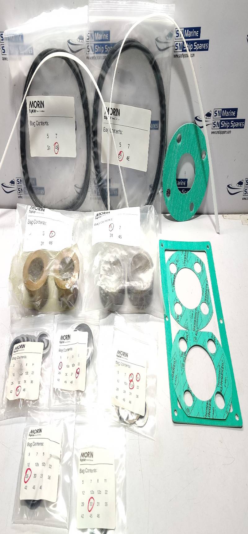 Morin Actuator B-RK270-2 Overhaul Kit B-270U-S080-OK