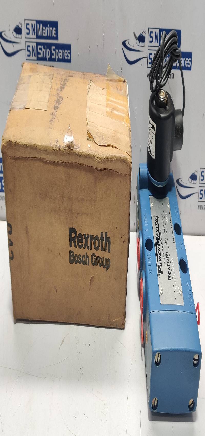 Rexroth PT24106-8500 Pneumatic Directional Control Valve 120V 60Hz 0-150Psi With P50861