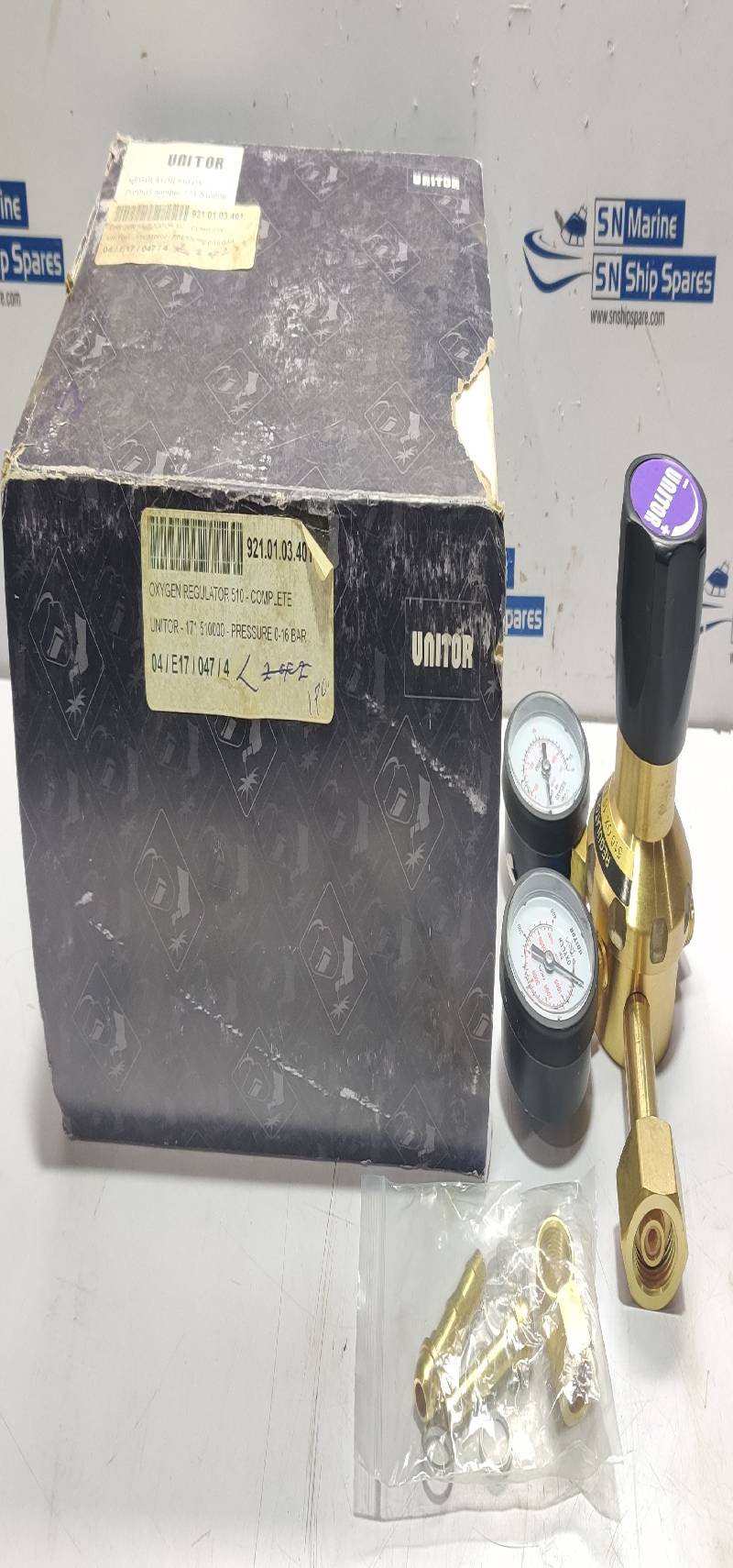 UNITOR 171-510000 510 OX Oxygen Regulator 200bar 10bar