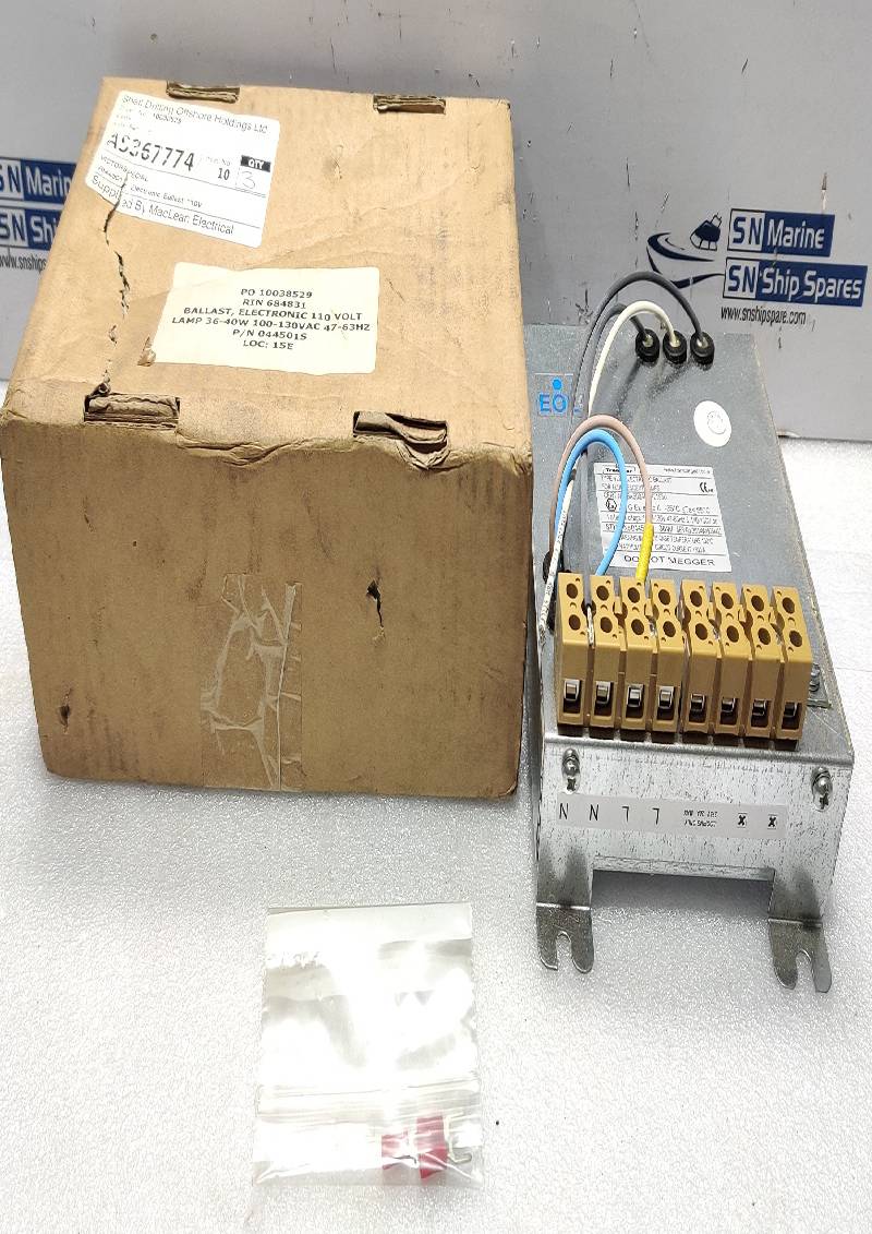 TRANSTAR VL98 Electronic Blast For Fluorescent Lamps 110-130V 47-63Hz & 110-130V dc 