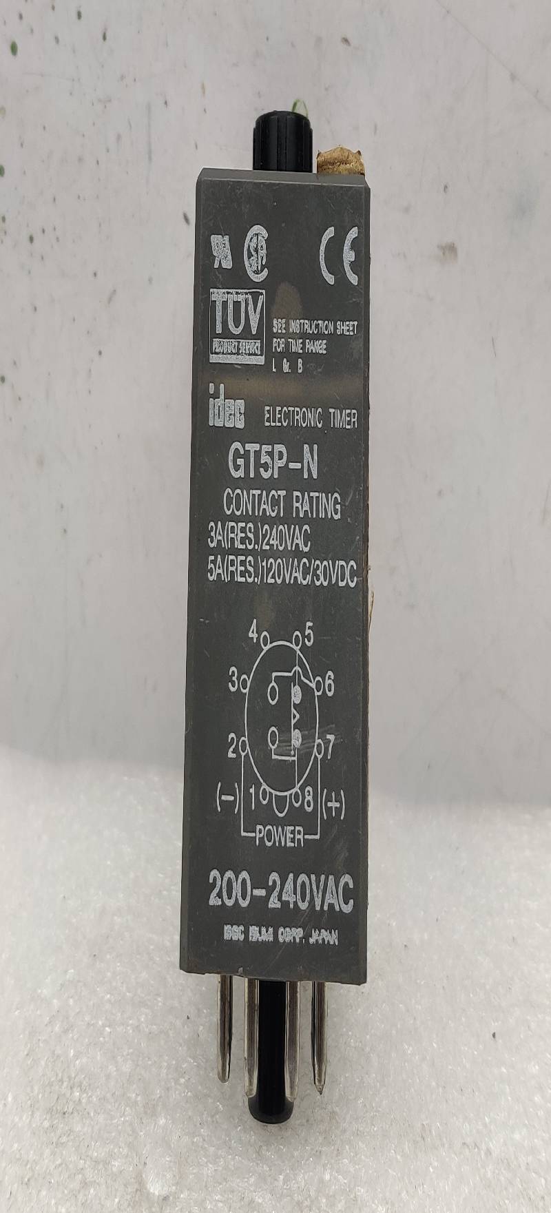 IDEC GT5P-N ELECTRONIC TIMER 200-240VAC120VAC/30VDC