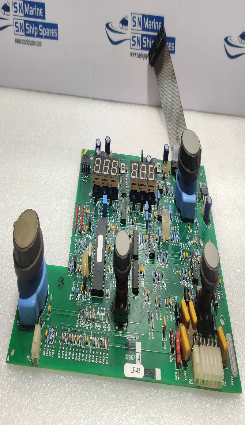 Miller 222907 Rev A Circuit Card Assy Front Panel And Display W/Program Pisc 747