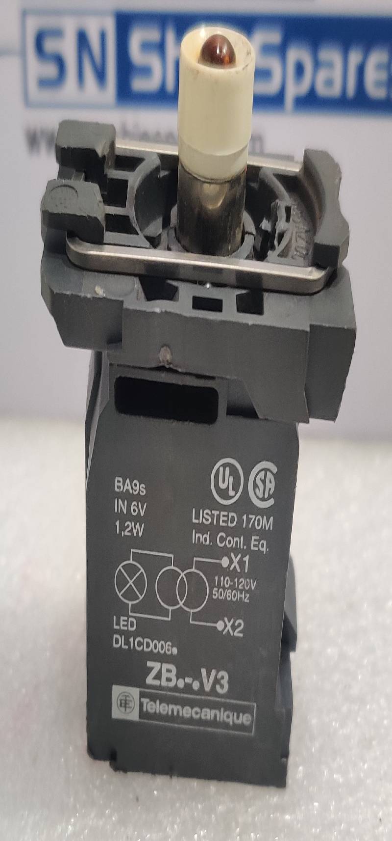 Telemecanique ZBV3 Light Block For Head 110-120V 50/60Hz 