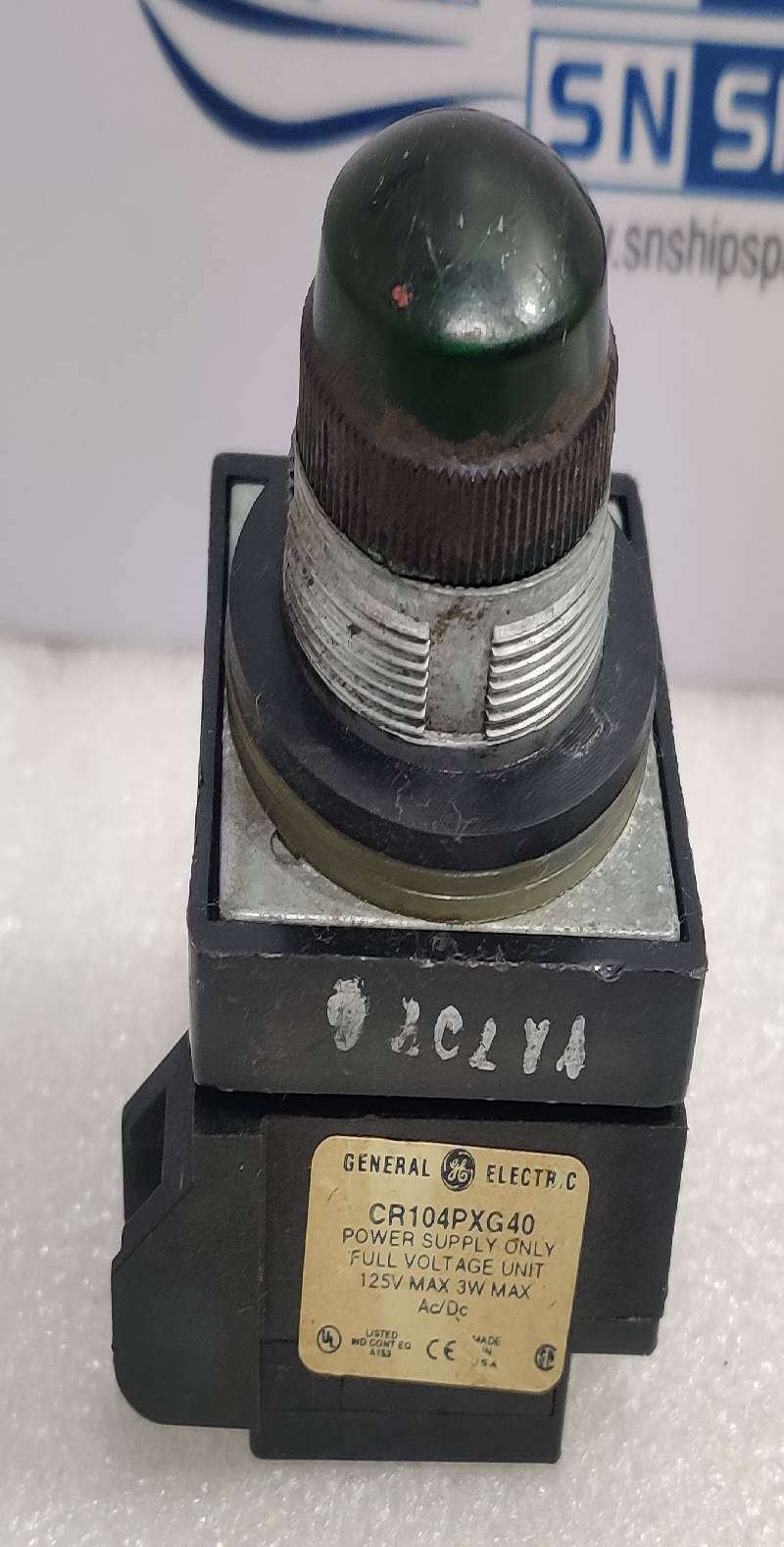 General Electric CR10PXG40 indicator Light 125V Max 3W Max AC/DC