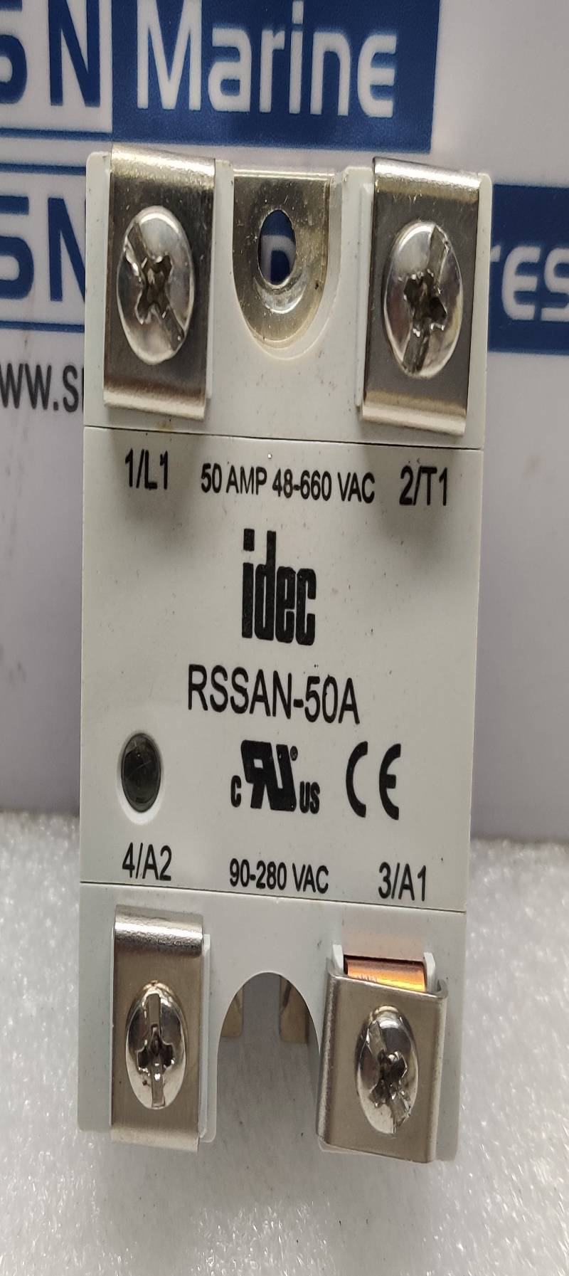 Idec RSSA-50A Solid State Relay 50AMP 48-660VAC 90-280VAC