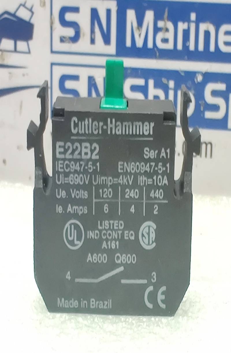 Cutler-Hammer E22B2 Contact Blocks Push Botton Ser A1 Ui=690V  7PCs In Lot