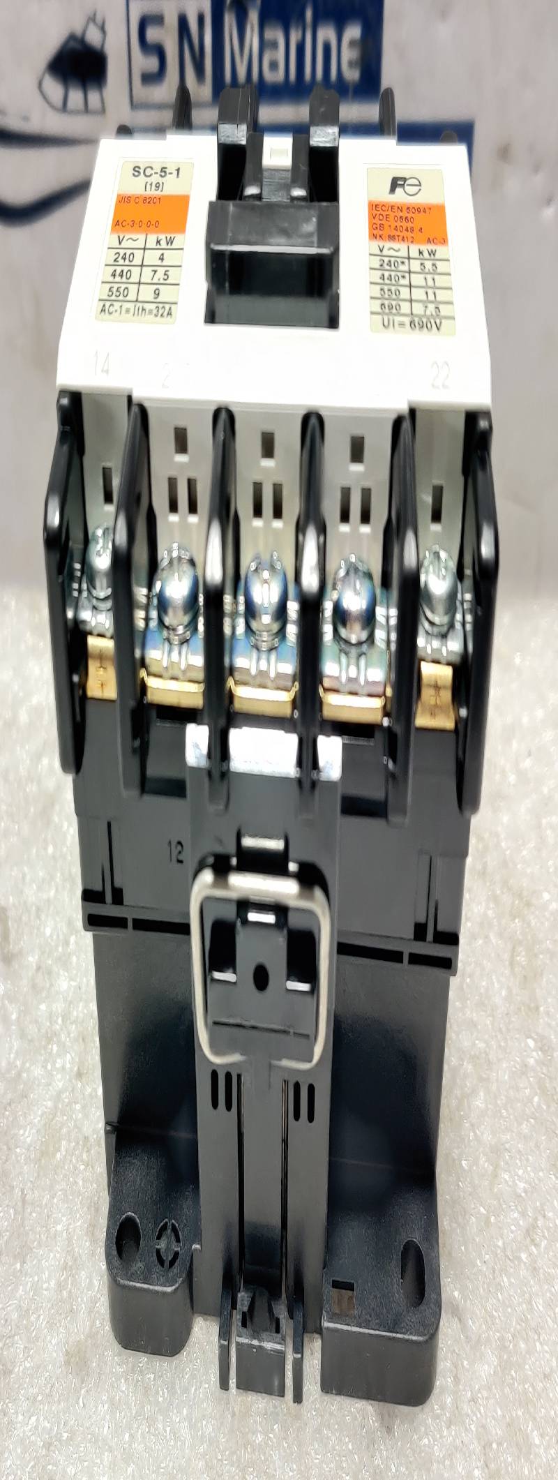Fuji Electric SC-5-1 Magnetic Contactor SC20AA US Cat No 4NC0H0#11