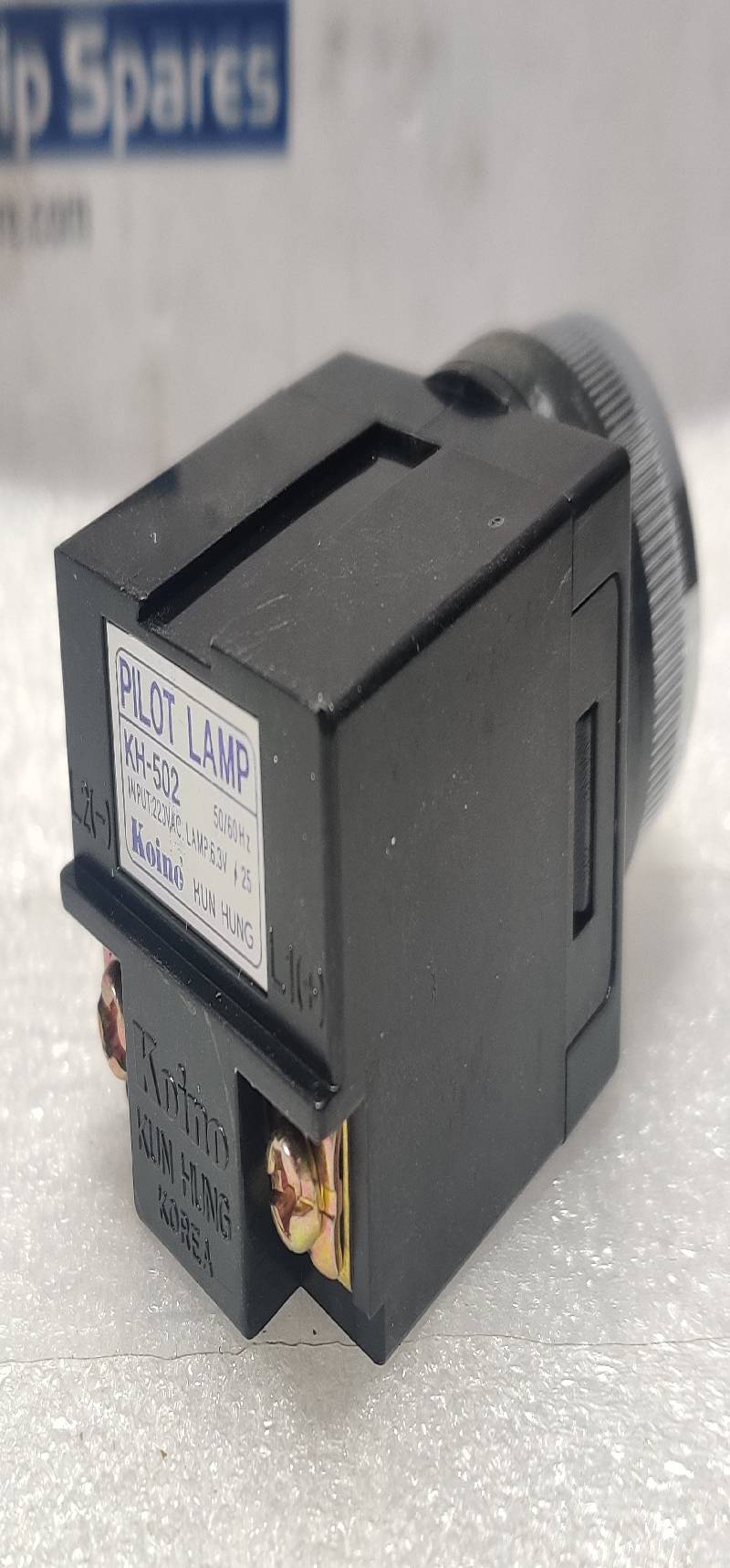 Koino KH-502 Pilot Lamp Input: 220VAC 50/60Hz Lamp: 6.3V
