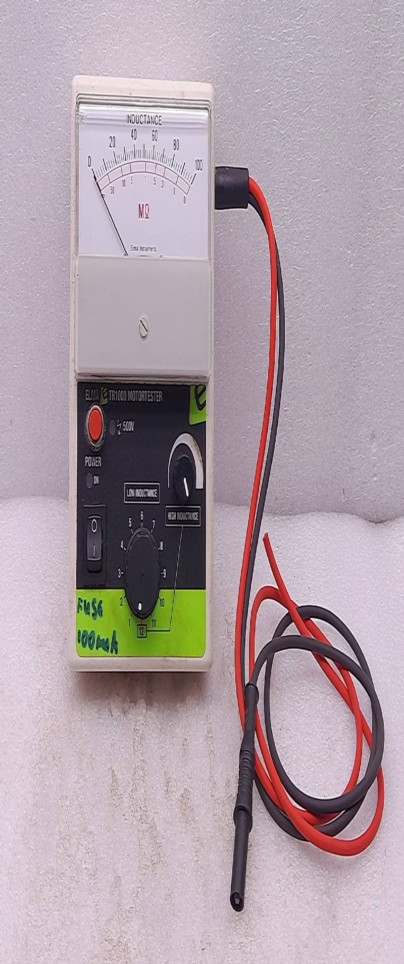 Elma TR1000 Compact Motor Tester 5703317400512