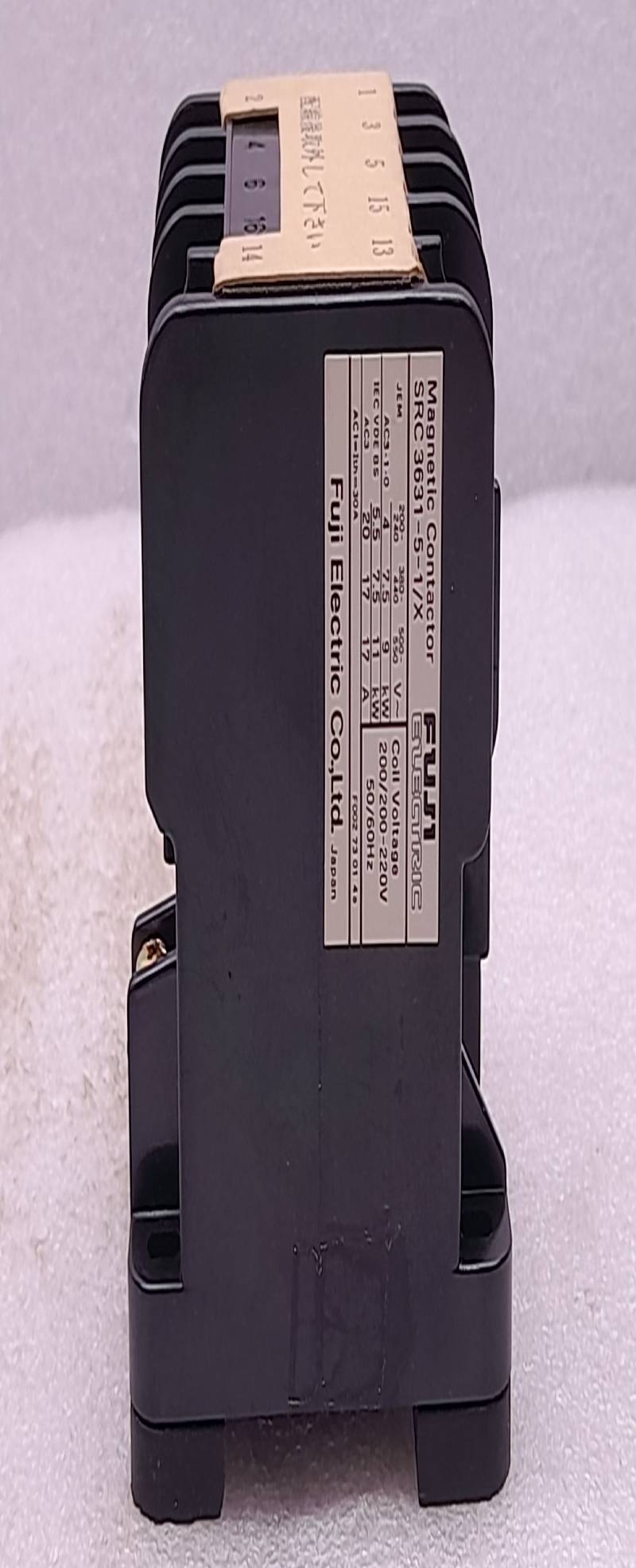 Fuji Electric SRC 3631-5-1/X Magnetic Contactor Coil: 200/200-220V 50/60Hz