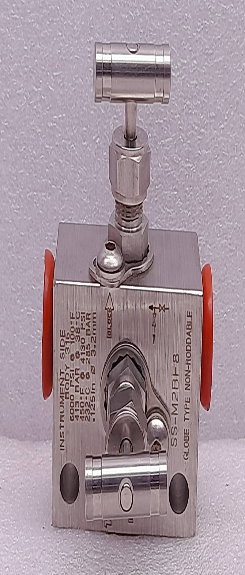 Whitey SS-M2BF8 Valve  Globe Type Non Roddable  6000Psi  413Bar  232C