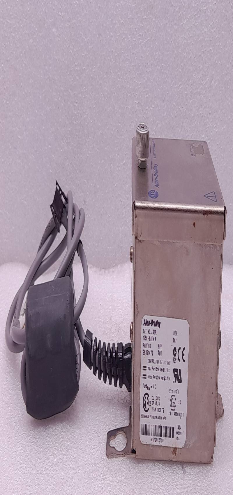 Allen Bradley 1756-BATM Rev 002 Battery Module  Part No.96391474 Rev A01