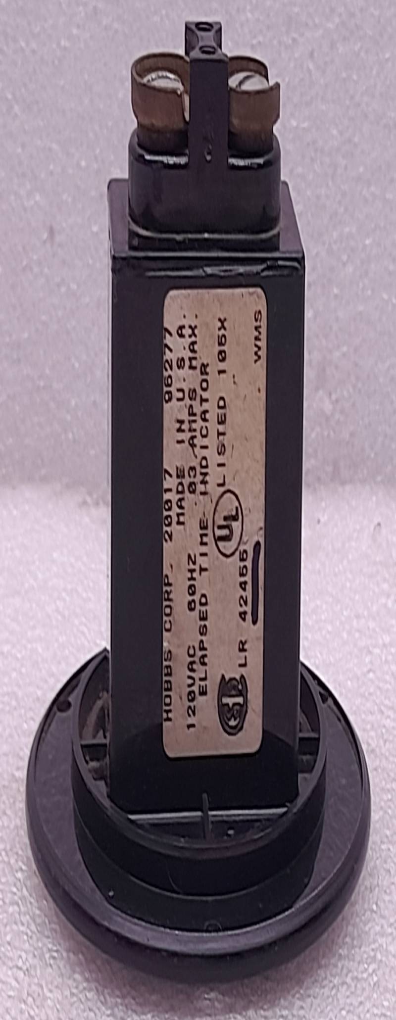 Hobbs Corp 20017  Time Indicator  120Vac  60Hz 03Amps Max