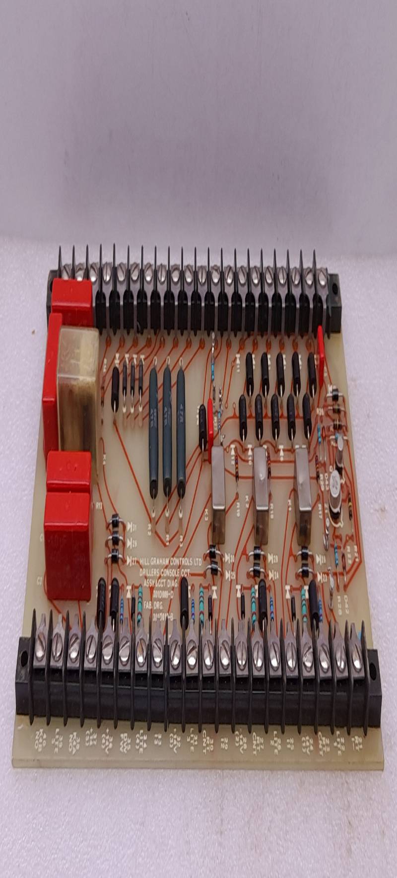 HILL GRAHAM CONTROLS P375T Drillers Console PC Board 301D009-D