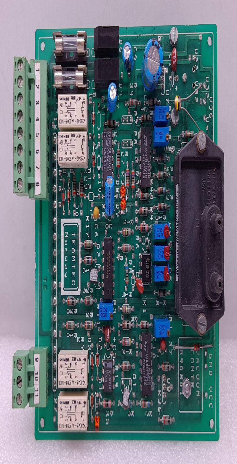 TEAMTEC 890801 Vacuum Control Printed Circuit Board