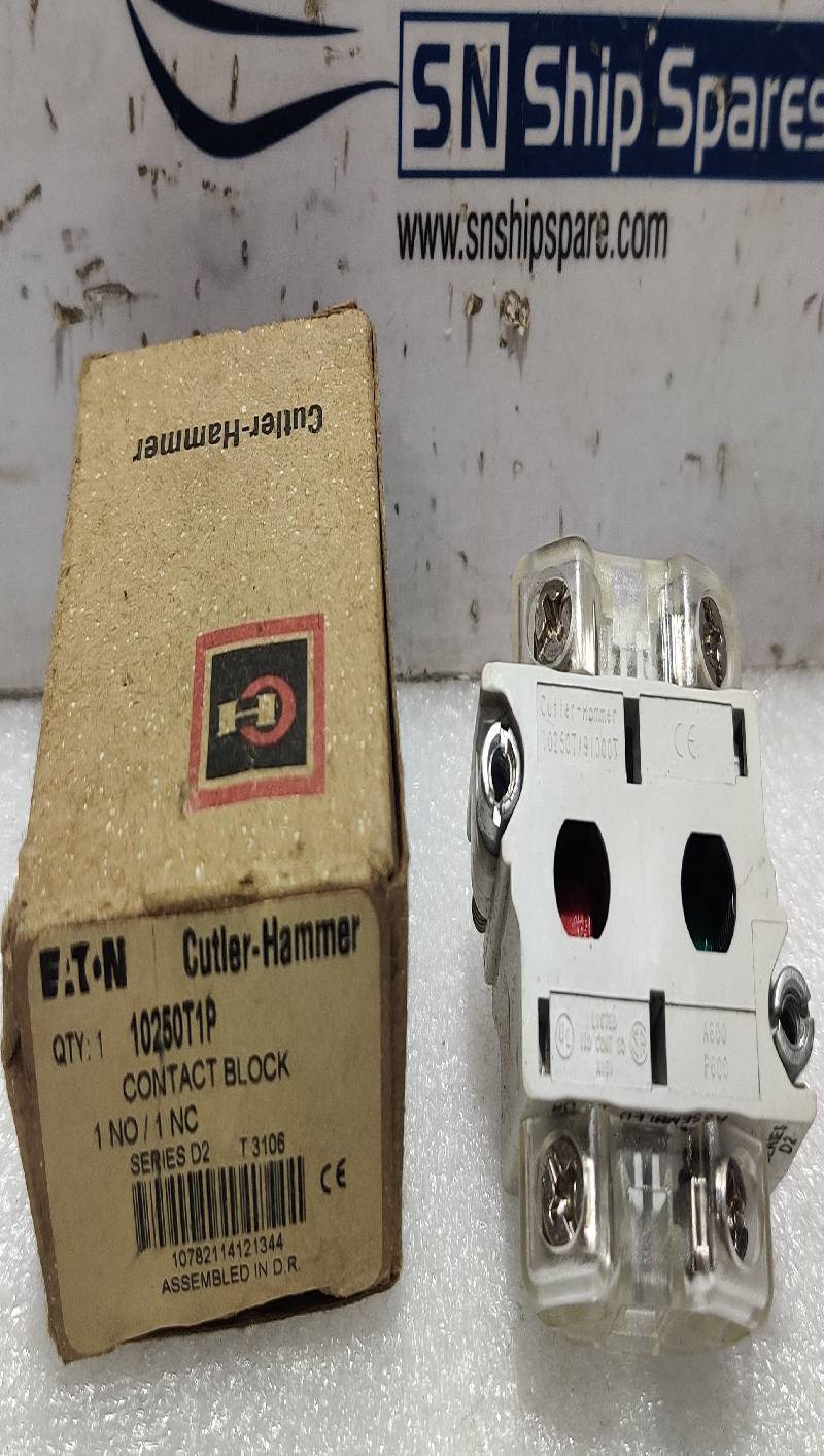  EATON CUTLER-HAMMER 10250T1P CONTACT BLOCK SERIES-D2