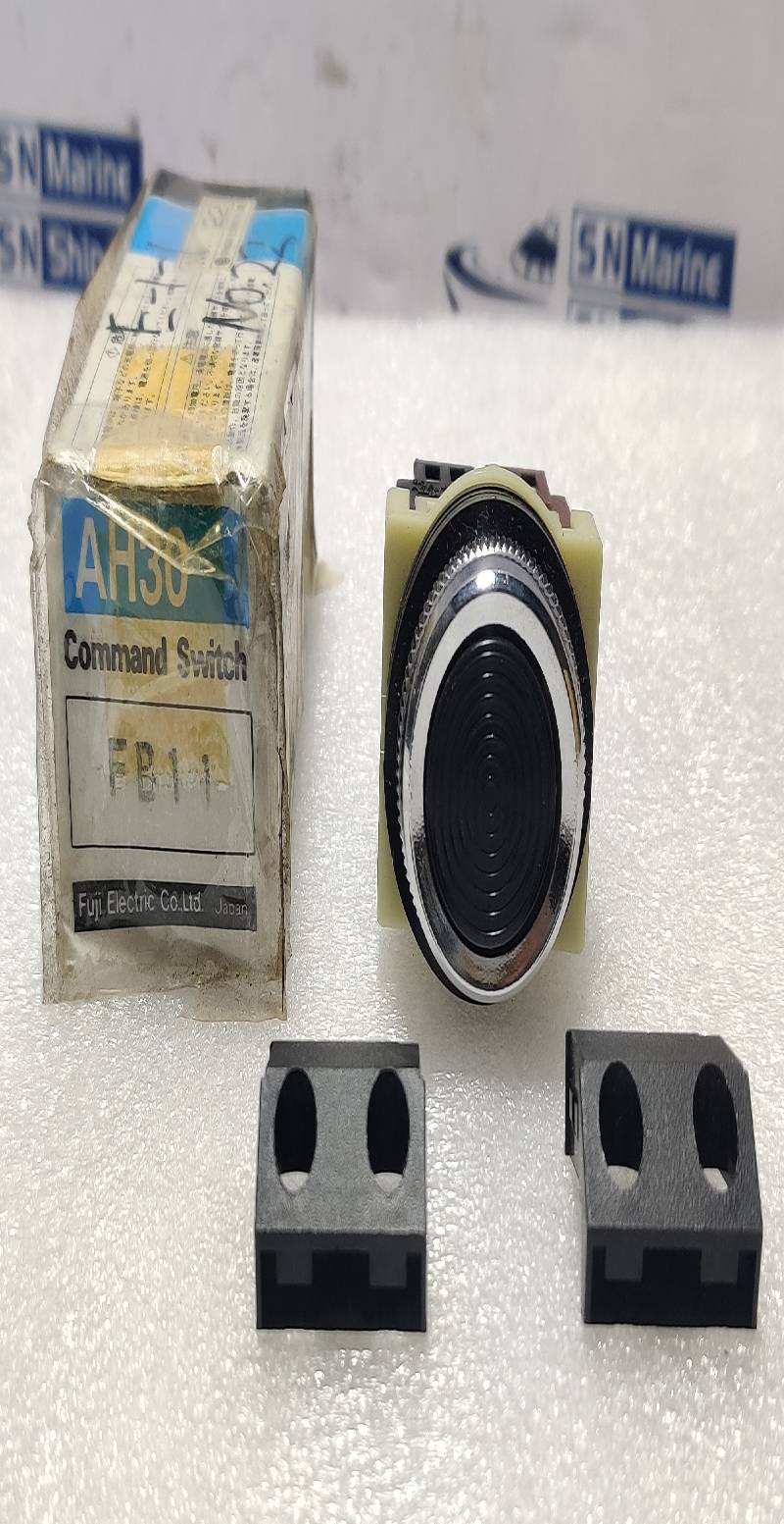 Fuji Electric AH30-F Command Push Button Switch AH30FB11 250V 6A H.D.600VAC Max