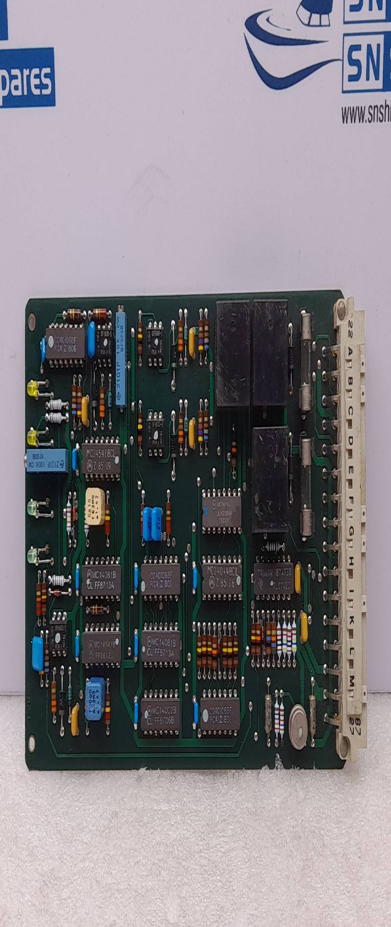 SULZER 112.017.126.200 002B CRASH AND SIGNAL FREEZE CIRCUIT BOARD FSA C23 