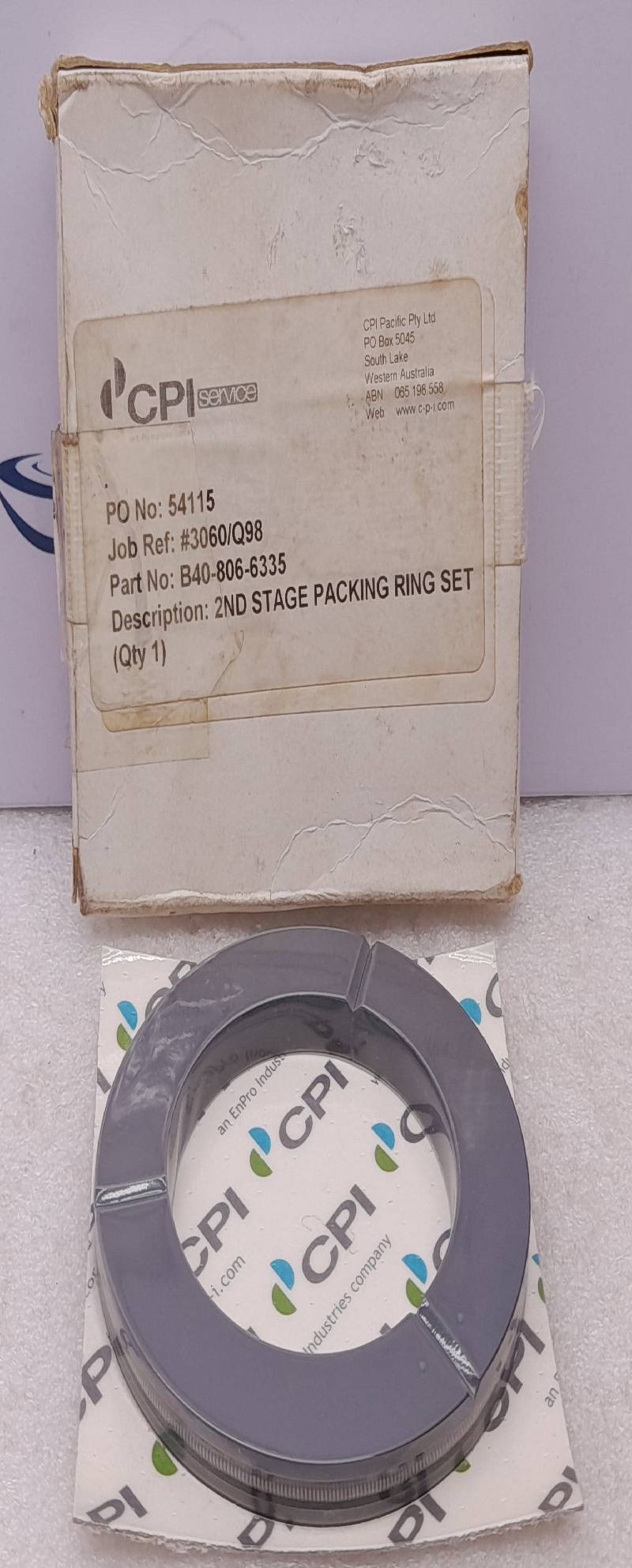 CPI B40-806-6335 2ND SATGE PACKING RING SET 8PCS IN LOT 