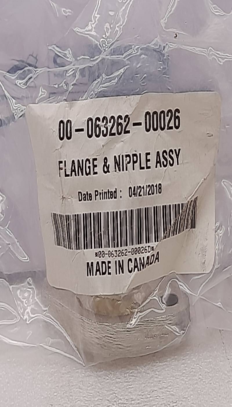 Hobart 00-063262-00026 Flange & Nipple Bag/Seal WAS954.042.0010 0006326200026