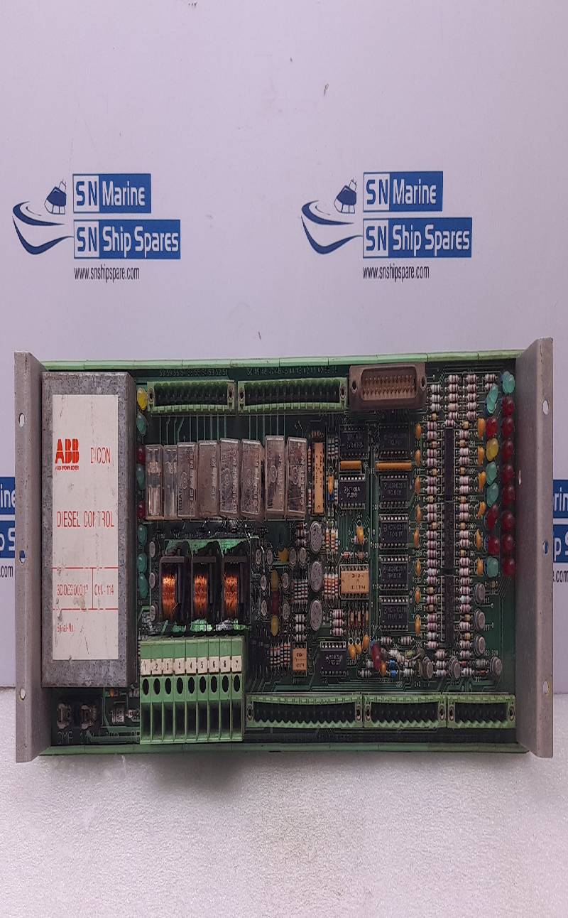 ABB DICON 3DDE300013 CMA 114 DIESEL CONTROL CIRCUIT BOARD